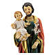 Figura z żywicy Święty Józef i Dzieciątko 20 cm s2