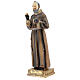 Padre Pío 22 cm estatua de resina s2