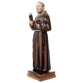 Imagens em Resina e PVC: Padre Pio 22 cm imagem em resina