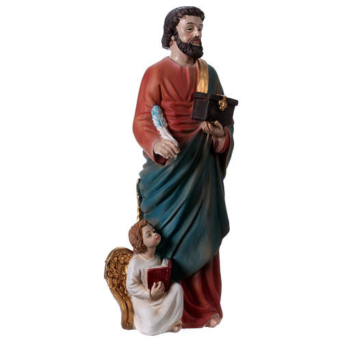 San Mateo Evangelista 30 cm estatua de resina 4