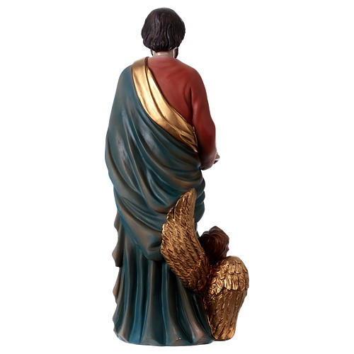 San Mateo Evangelista 30 cm estatua de resina 5