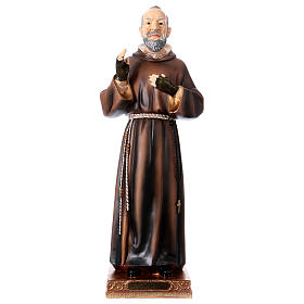 Padre Pio statue in resin 43 cm