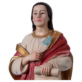 St. John the Evangelist statue in resin 30 cm