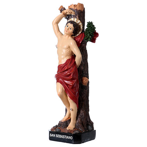Figura Święty Sebastian 30 cm żywica 3