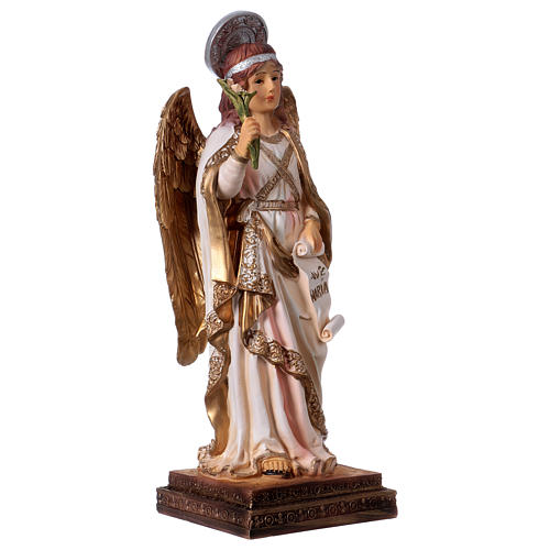 Statue Archange Gabriel 30 cm résine 4