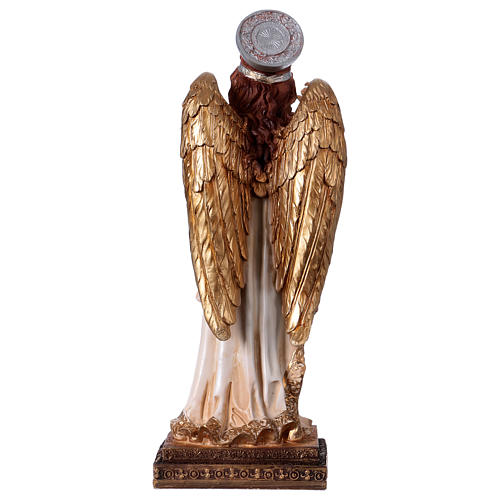 Statue Archange Gabriel 30 cm résine 5