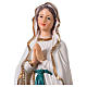 Our Lady of Lourdes statue in resin 30 cm s2