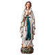 Virgen de Lourdes 30 cm estatua resina s1