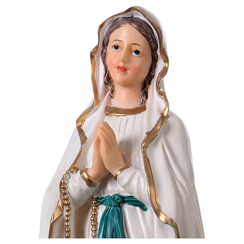 Nossa Senhora de Lourdes 30 cm imagem resina 2