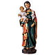 Heiliger Josef mit Christkind 30cm aus Harz s1