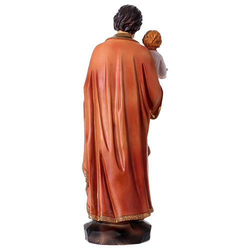 Saint Joseph et Enfant Jésus 30 cm statue en résine 5