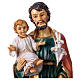 San Giuseppe e Bambino 30 cm statua resina s2