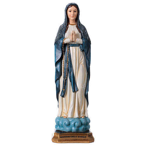 Madonna Scoglio 30 cm statua in resina 1