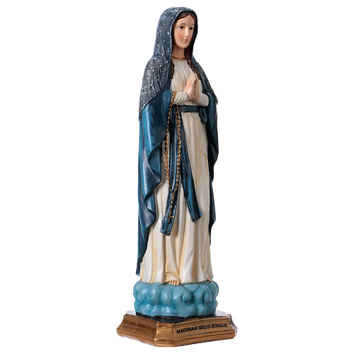 Madonna Scoglio 30 cm statua in resina 4