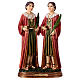 Saints Cosmas and Damnian statue in resin 30 cm s1