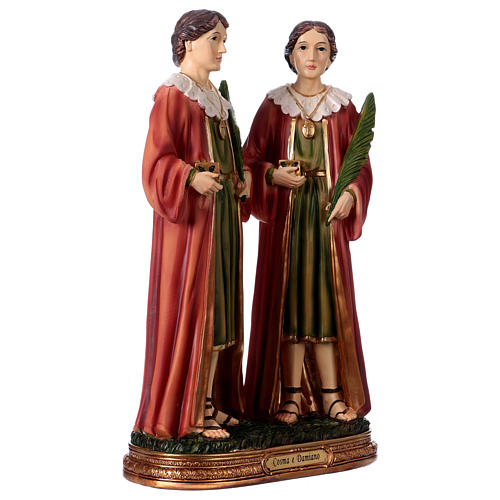 Saints Côme et Damien 30 cm statue résine 4
