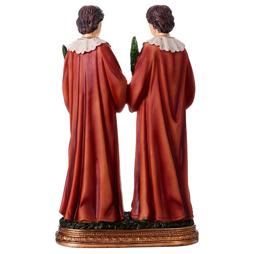 Saints Côme et Damien 30 cm statue résine 5