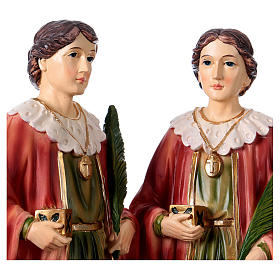 Santi Cosma e Damiano 30 cm statua resina