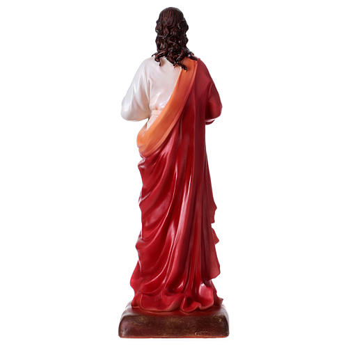 Sacred Heart statue in resin 30 cm 5