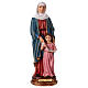 St. Anne with little Mary statue in resin 30 cm s1