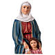 St. Anne with little Mary statue in resin 30 cm s2