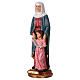 St. Anne with little Mary statue in resin 30 cm s3