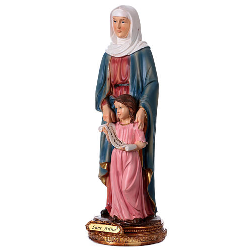 Sainte Anne et Marie enfant 30 cm statue en résine 3