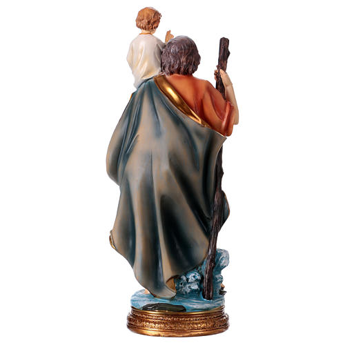 St. Christopher statue in resin 30 cm 5