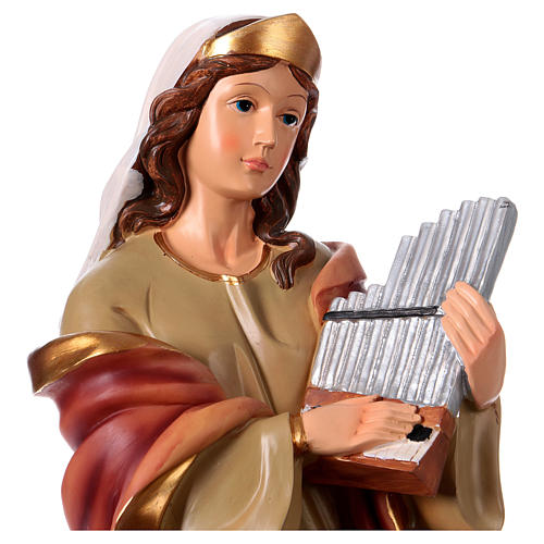 Statua Santa Cecilia 40 cm resina 2