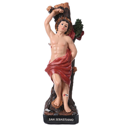 San Sebastiano 20 cm statua in resina 1