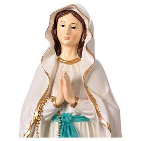Virgen de Lourdes 40 cm estatua resina