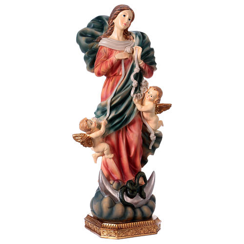 Virgen con Nudos 40cm estatua resina 4