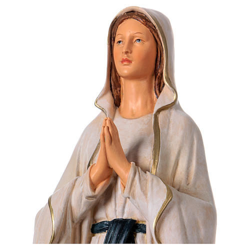 Our Lady of Lourdes statue in resin 36 cm 2
