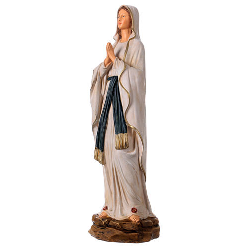 Imagem em resina Nossa Senhora de Lourdes 36 cm 3