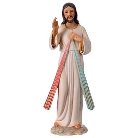 Divine Mercy of Jesus statue in resin 30 cm