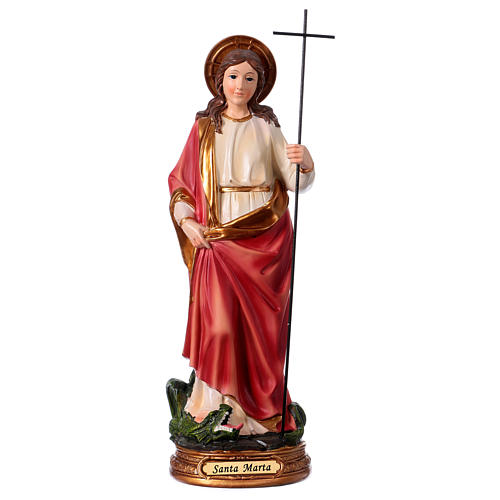 St. Martha statue in resin 30 cm 1