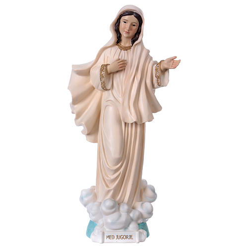 Our Lady of Medjugorje statue in resin 40 cm 1