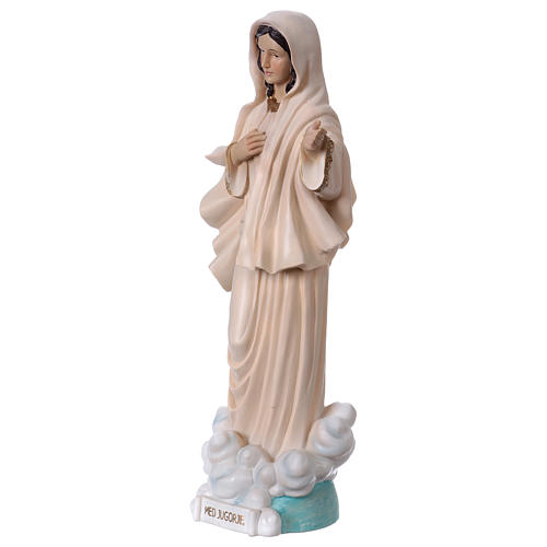 Virgen Medjugorje 40 cm estatua de resina 3