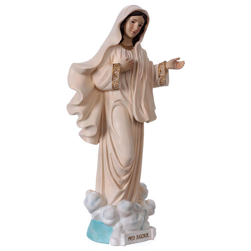 Virgen Medjugorje 40 cm estatua de resina 4