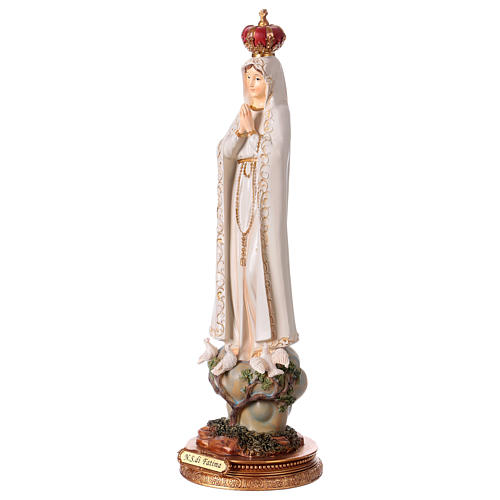 Our Lady of Fatima statue in resin 43 cm 3