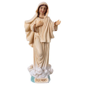 Our Lady of Medjugorje statue in resin 13 cm