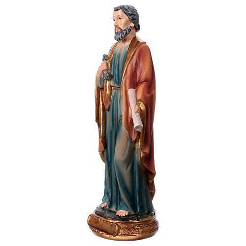St. Peter statue in resin 20 cm 2