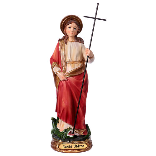 St. Martha statue in resin 20 cm 1