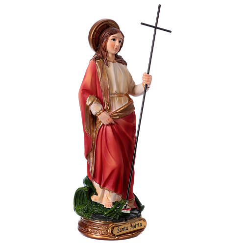 St. Martha statue in resin 20 cm 3