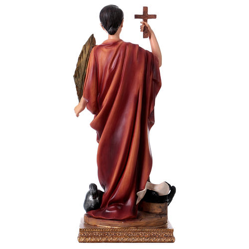 St Expedite statue in resin, h 30 cm 5