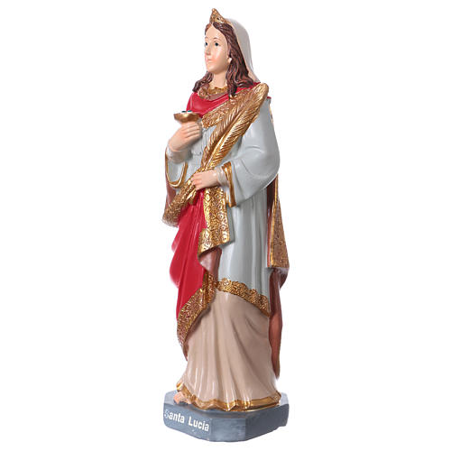 St. Lucy statue in resin 20 cm 2