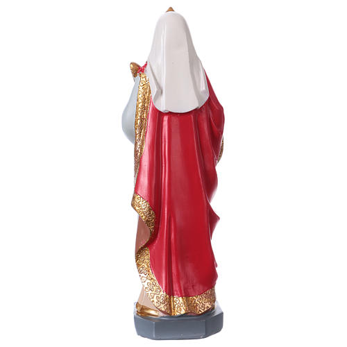 Santa Lucía estatua 20 cm resina 4