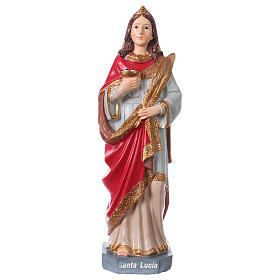 Santa Lucia statua 20 cm resina