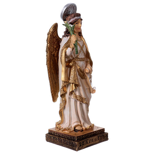 Archangel Gabriel statue in resin 20 cm 3