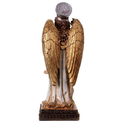 Arcángel Gabriel 20 cm estatua de resina 4